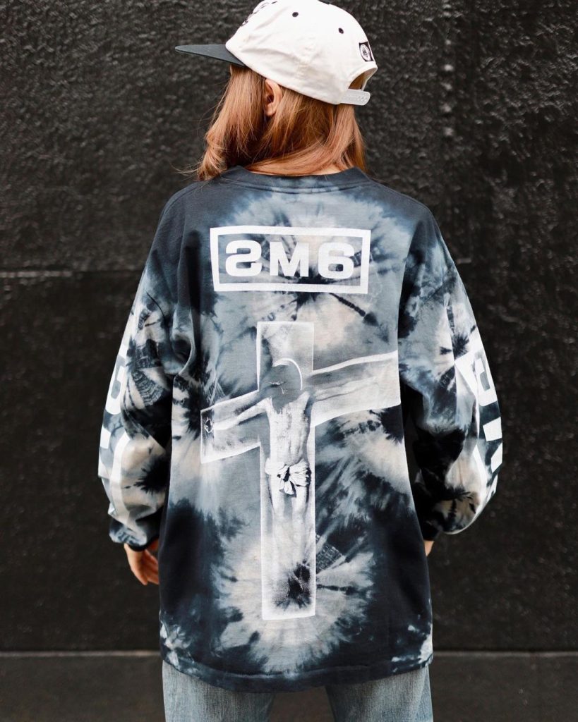 高品質 セントマイケル コピー クロスプリント レトロ グラフィティ パーカー