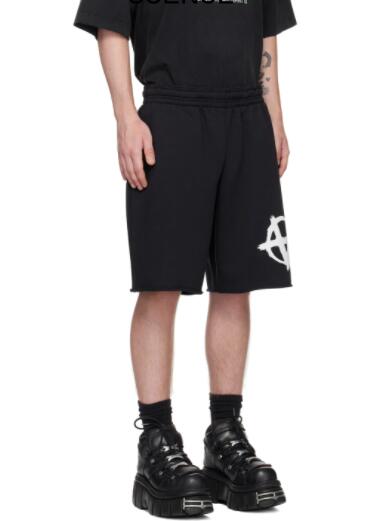 ヴェトモン スーパーコピー レトロ プリントカジュアルショートパンツ