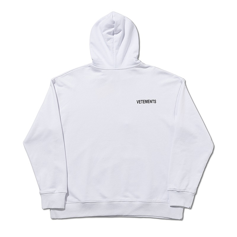 入手困難 ヴェトモン コピー シンプルスタイルアルファベットプリントフード付きパーカー