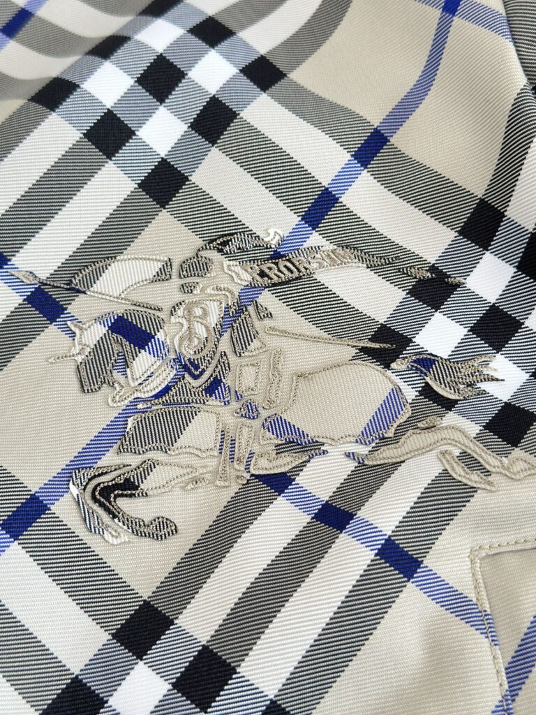 芸能人愛用 高級感ある バーバリー n級品 レトロ チェック柄ブルゾンジャケット