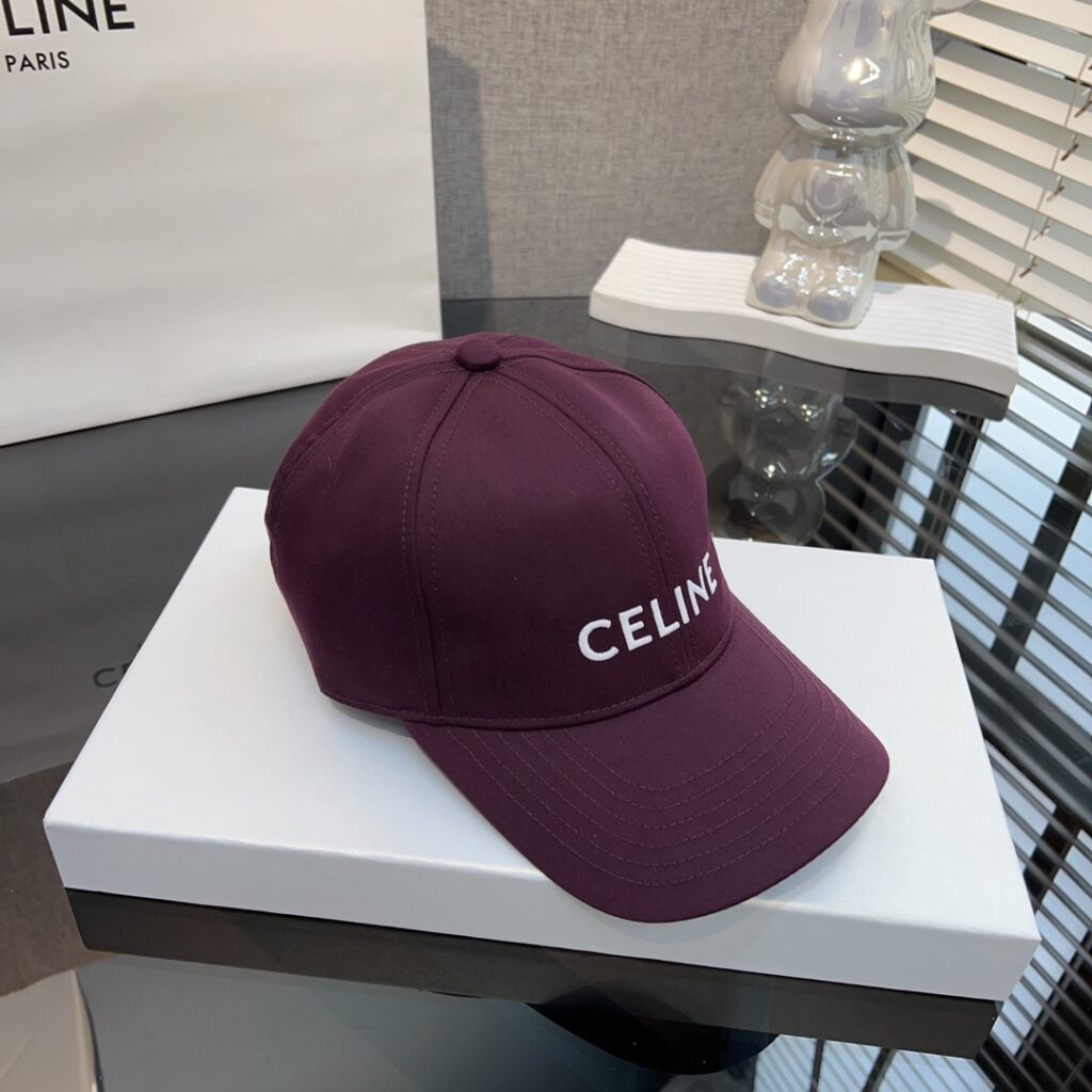 個性的 魅力的 心地よい コットン素材 セリーヌ 偽物 アルファベットプリント ベースボールキャップ