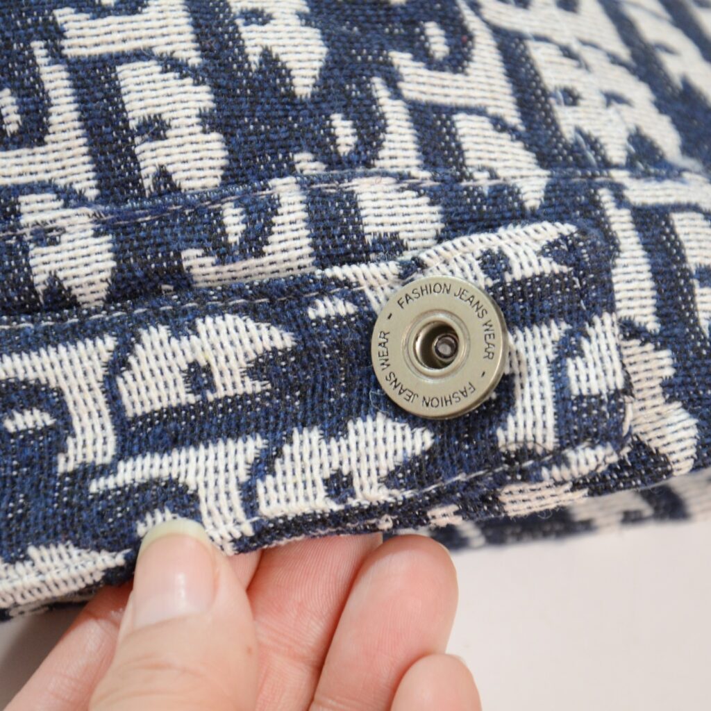 芸能人愛用 高級感ある ディオール n級品 定番プリントデニムブルゾンジャケット