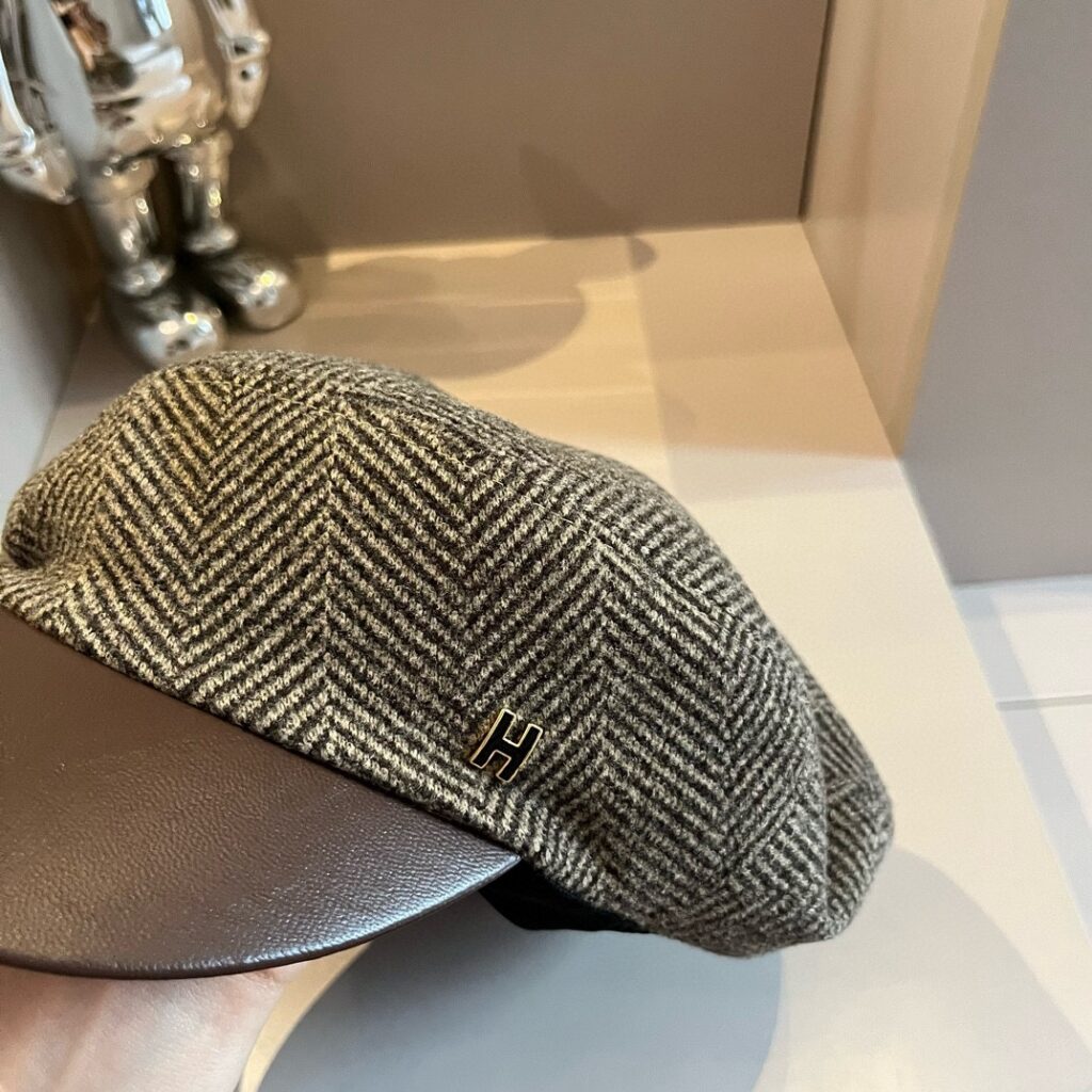 低価直輸入専門店 エルメス  スーパーコピー 新作ボーダー ハンチング メンズ帽子 キャップ 