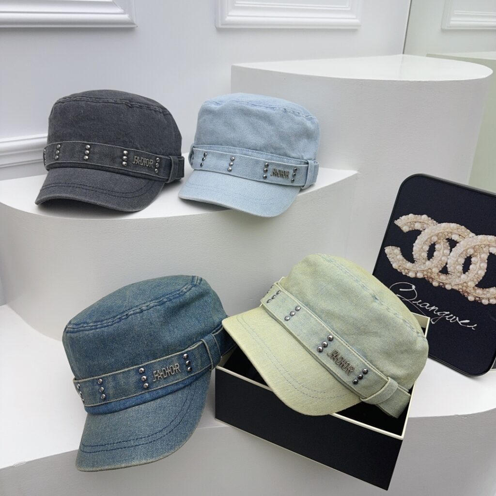  低価直輸入専門店  ディオール  コピー 人気新作デニム生地キャップ