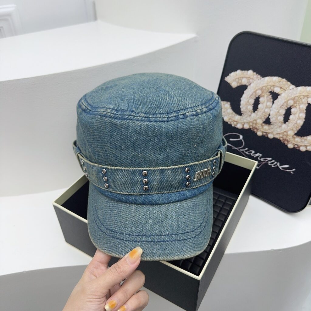 低価直輸入専門店  ディオール  コピー 人気新作デニム生地キャップ