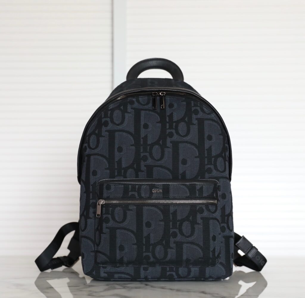 個性的 魅力的 心地よい コットン素材 ディオール  コピー Oblique プリントRider リュック  