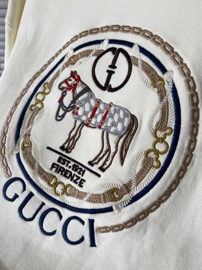 【2024最新着追加】 グッチ スーパーコピー スーパーコピー秋冬新作高刺繍ラウンドネックパーカー