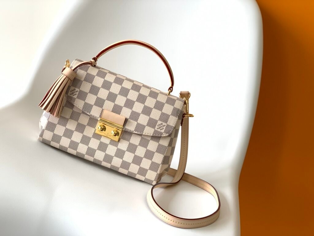 芸能人愛用 高級感ある ルイヴィトン スーパーコピー チェック柄 N41581 CROISETTE DAMIER ハンドバッグ