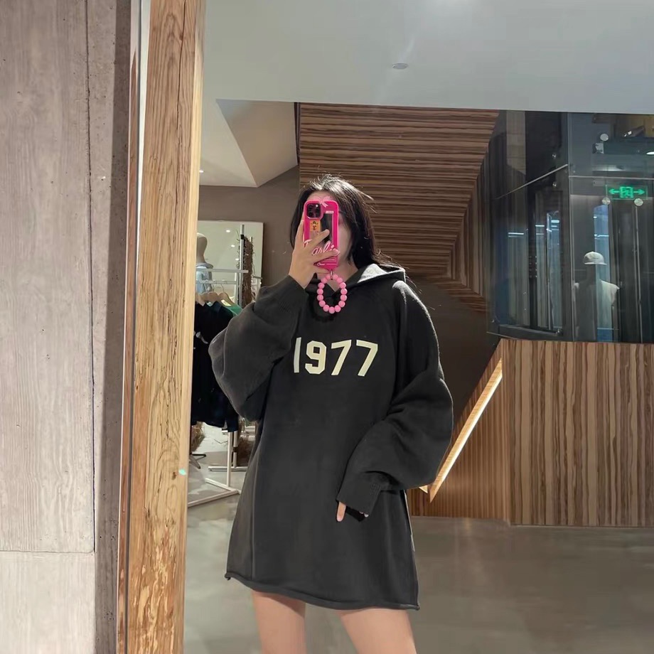 セントマ イケル スーパーコピー 優良サイト 口コミ 1977シリーズKNIT HOODIE 1977フロッキーニットパーカ